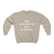 Load image into Gallery viewer, Desirable- Unisex Heavy Blend™ Crewneck Sweatshirt- 2
