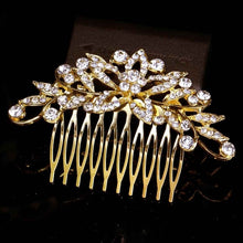 Load image into Gallery viewer, Women's Gold Hair Comb