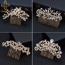 Load image into Gallery viewer, Women's Gold Hair Comb