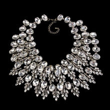 Load image into Gallery viewer, Women's Large Layers Bib Pendant Necklace