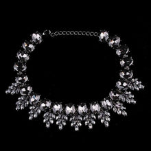 Load image into Gallery viewer, Women's Large Layers Bib Pendant Necklace