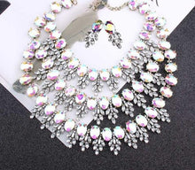 Load image into Gallery viewer, Women's Large Layers Bib Pendant Necklace