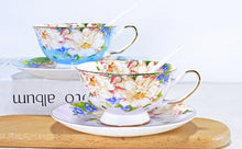 Load image into Gallery viewer, 220ML, Fine Bone China Vintage Tea Cup Set