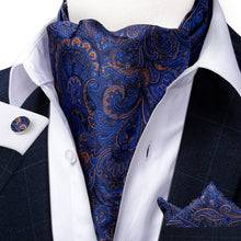Load image into Gallery viewer, Men's Paisley Silk Necktie Cravat Tie