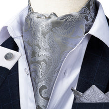 Load image into Gallery viewer, Men's Paisley Silk Necktie Cravat Tie