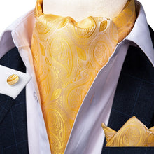 Load image into Gallery viewer, Men's Paisley Silk Necktie Cravat Tie
