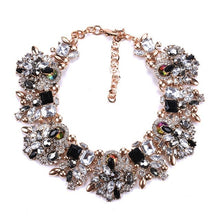 Load image into Gallery viewer, Women's Rhinestone Choker Necklace