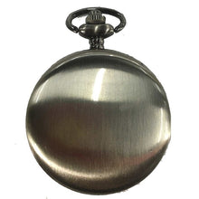 Load image into Gallery viewer, Luxury Smooth Silver Pendant Pocket Watch