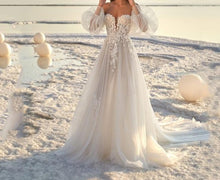 Load image into Gallery viewer, Women's Verngo A Line Silk Tulle Dress