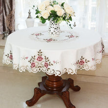 Load image into Gallery viewer, New Lace Tablecloth Pastoral Round Tablecloth