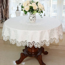 Load image into Gallery viewer, New Lace Tablecloth Pastoral Round Tablecloth