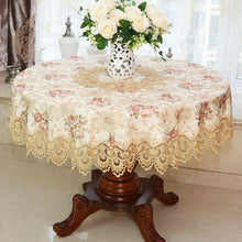 Load image into Gallery viewer, New Lace Tablecloth Pastoral Round Tablecloth