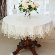 Load image into Gallery viewer, New Lace Tablecloth Pastoral Round Tablecloth