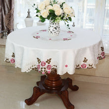 Load image into Gallery viewer, New Lace Tablecloth Pastoral Round Tablecloth