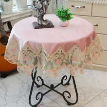 Load image into Gallery viewer, New Lace Tablecloth Pastoral Round Tablecloth