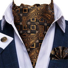 Load image into Gallery viewer, Men's Paisley Silk Necktie Cravat Tie