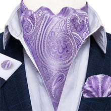 Load image into Gallery viewer, Men's Paisley Silk Necktie Cravat Tie