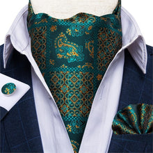 Load image into Gallery viewer, Men's Paisley Silk Necktie Cravat Tie