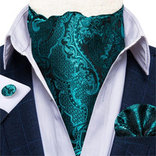 Load image into Gallery viewer, Men's Paisley Silk Necktie Cravat Tie