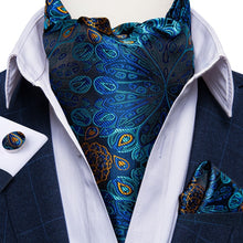 Load image into Gallery viewer, Men's Paisley Silk Necktie Cravat Tie