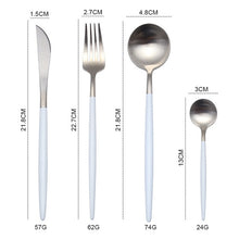 Load image into Gallery viewer, Gold Cutlery Set 304 Stainless Steel Cutlery Set