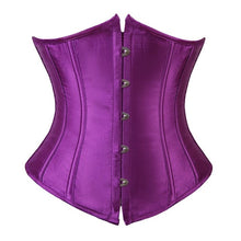 Load image into Gallery viewer, Women's Satin Underbust Corset