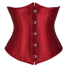 Load image into Gallery viewer, Women's Satin Underbust Corset