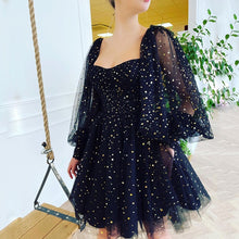 Load image into Gallery viewer, Women's Elegant A-Line Square Neckline Dress