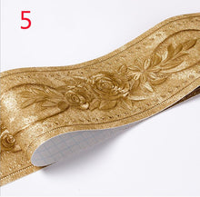 Load image into Gallery viewer, 10.5x100cm CONTINUOUS SIZE Size Self Adhesive Wall Skirting Border Sticker