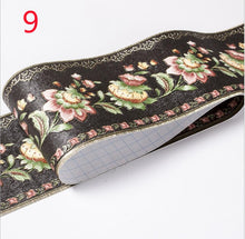Load image into Gallery viewer, 10.5x100cm CONTINUOUS SIZE Size Self Adhesive Wall Skirting Border Sticker