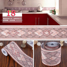 Load image into Gallery viewer, 10.5x100cm CONTINUOUS SIZE Size Self Adhesive Wall Skirting Border Sticker