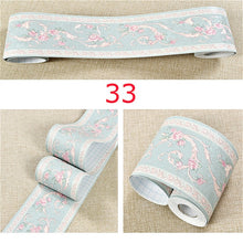 Load image into Gallery viewer, 10.5x100cm CONTINUOUS SIZE Size Self Adhesive Wall Skirting Border Sticker