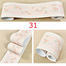 Load image into Gallery viewer, 10.5x100cm CONTINUOUS SIZE Size Self Adhesive Wall Skirting Border Sticker