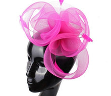 Load image into Gallery viewer, Women's Fashion Tulle Hair Fascinator Hat
