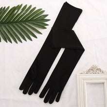 Load image into Gallery viewer, Women's Stretch Satin Long Gloves