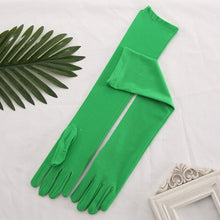 Load image into Gallery viewer, Women's Stretch Satin Long Gloves