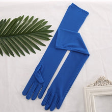 Load image into Gallery viewer, Women's Stretch Satin Long Gloves