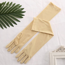 Load image into Gallery viewer, Women's Stretch Satin Long Gloves