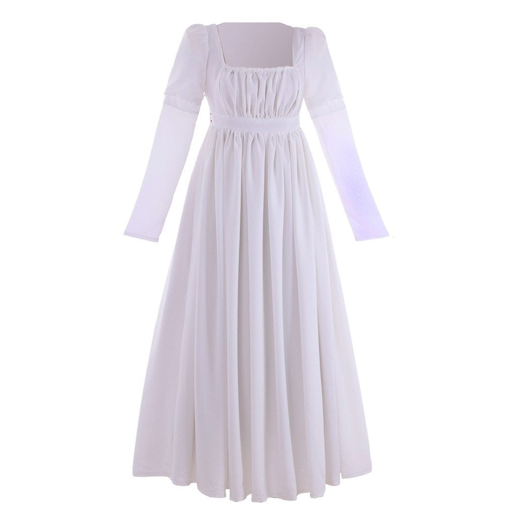 Women White Regency Ball Dress  Lady Whistledown's Store