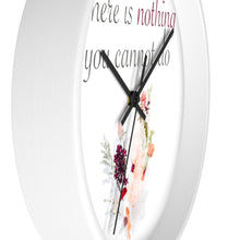 Load image into Gallery viewer, Nothing You Cannot Do-Wall clock
