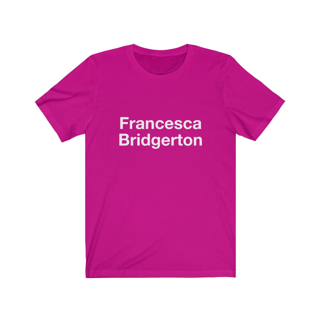 Francesca Unisex Jersey Short Sleeve Tee-2