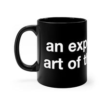 Load image into Gallery viewer, Art of the Swoon- Black mug 11oz
