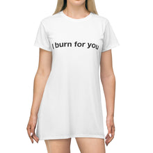 Load image into Gallery viewer, I Burn For You - All Over Print T-Shirt Dress-2
