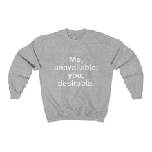 Load image into Gallery viewer, Desirable- Unisex Heavy Blend™ Crewneck Sweatshirt- 2
