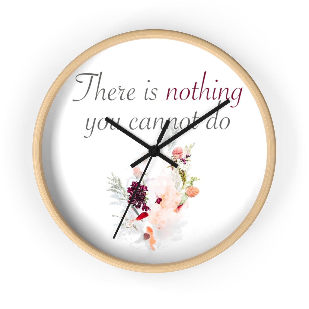 Nothing You Cannot Do-Wall clock