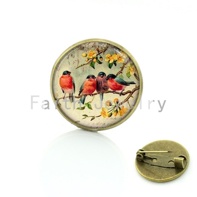 Women's Bird Vintage Brooch