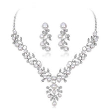 Load image into Gallery viewer, Women&#39;s Delicate Silver Color Metal Jewelry Sets
