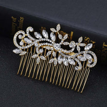 Load image into Gallery viewer, Women&#39;s Gold Hair Comb
