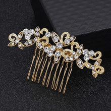 Load image into Gallery viewer, Women&#39;s Gold Hair Comb
