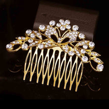 Load image into Gallery viewer, Women&#39;s Gold Hair Comb
